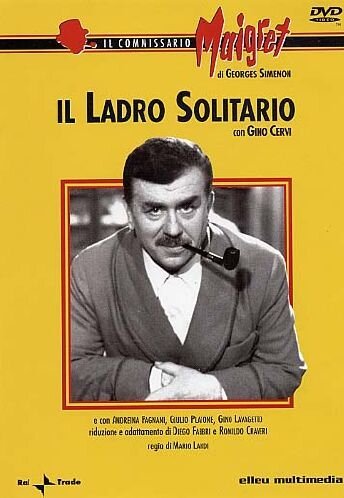 "IL LADRO SOLITARIO" italienische Simenon-Verfilmung von 1972 (Maigret!) , DVD von 2002mit Gino Cervi, nur italienische Tonspur von Elle U Multimedia