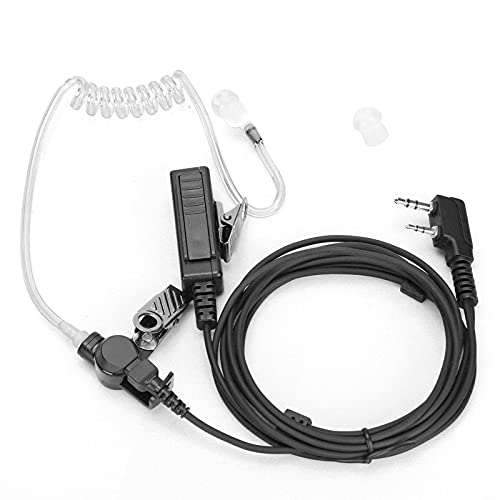 Elprico Funk-Headset,P218L‑PK01 Walkie-Talkie-Ohrhörer Intercom-Headset mit Strahlenschutz für Walkie-Talkie von Elprico