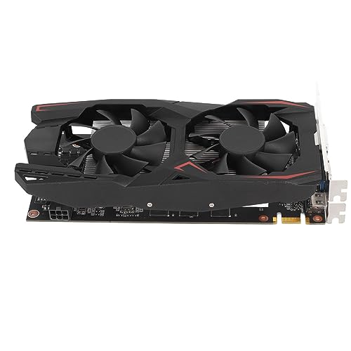 Elprico Gaming-Grafikkarte GTX550Ti 1,5 GB GDDR5 192 Bit mit 2 Lüftern, HD-Multimedia-Schnittstelle, DVI VGA, HDR-Unterstützung (GTX550Ti 1,5 GB GDDR5) von Elprico