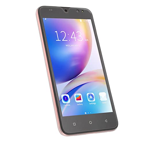 Elprico Handys ohne Vertrag Günstig, 5,45-Zoll-FHD-Smartphone, 2 GB RAM 16 GB ROM, Dual Card Dual Standby, 2200 MAh, 3G-Mobiltelefon für Android(Rosa) von Elprico