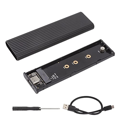 Elprico M.2 NVME SATA SSD-Gehäuseadapter mit Aluminiumgehäuse für SSD-Größe 2242 2260 2280, USB C 3.1 Elprico M.2 NVME SATA SSD-Gehäuseadapter mit Aluminiumgehäuse für SSD-Größe 2242 2260 2280, USB C 3.1 von Elprico