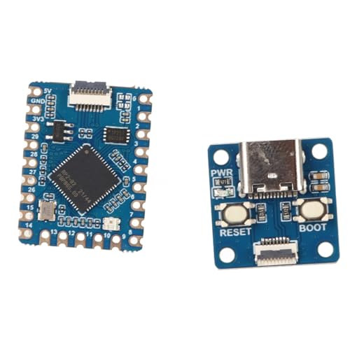 Elprico RP2040 Tiny Development Board mit USB-Port-Adapter, FPC-Kabel Basierend auf Dual-Core-Prozessor für C für Python-Entwicklung von Elprico