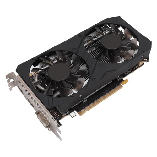 Gaming-Grafikkarte mit 12 GB GDDR5-Speicher, 128-Bit-Grafikkarte für PC-Gaming, HDMI/DP/DVI-D-Ausgang, PCI Express 3.0 X16 mit Zwei Lüftern für Büro und Gaming von Elprico