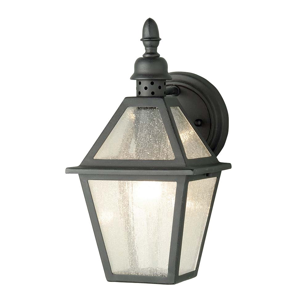 Außenleuchte, Wandlampe, Laterne, ALU-Druckguss Glas, H 34 cm von Elstead Lighting