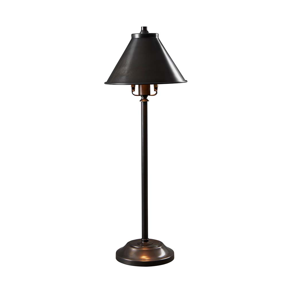 LED Tischlampe, Alte Bronze, Stahl, H 59 cm von Elstead Lighting