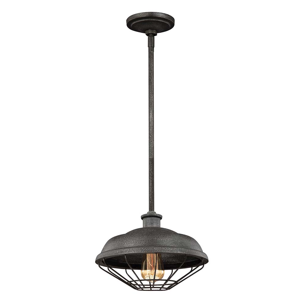 Pendellampe, Deckenleuchte, Stahl, D 30,2 cm von Elstead Lighting