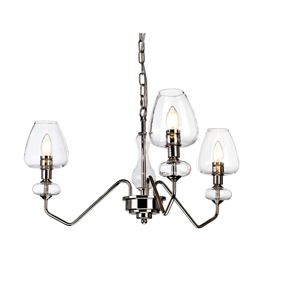 Pendellampe, Deckenleuchte, Stahl Glas, D 73,2 cm von Elstead Lighting