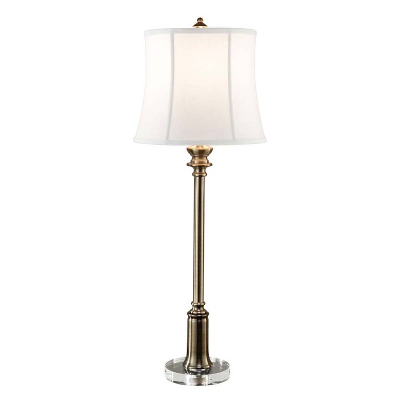 Stehleuchte, Stahl Messing, H 81,3 cm von Elstead Lighting