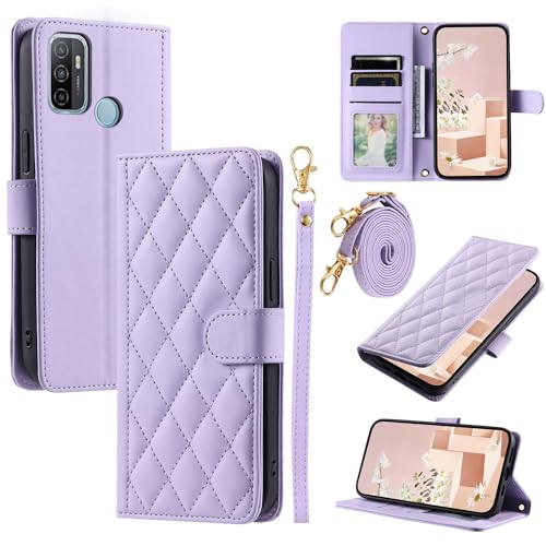 Kompatibel mit Oppo A53 2020 Hülle,Kompatibel mit Oppo A53s 4G CPH2139 CPH2135 / A53 2020 CPH2127 CPH2131 / A33 2020 CPH2137 Flip Ledertasche Schutzhülle Hülle Purple Kompatibel mit Oppo A53 2020 Hülle,Kompatibel mit Oppo A53s 4G CPH2139 CPH2135 / A53 2020 CPH2127 CPH2131 / A33 2020 CPH2137 Flip Ledertasche Schutzhülle Hülle Purple von Elubugod
