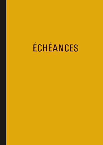 ELVE Cahier piq–re "Ech‚ances", 230 x 180 mm vertical von Elve