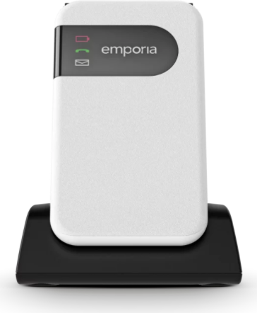 Emporia SIMPLICITYglam.4G 7,11 cm (2.8 ) 106 g Schwarz - Weiß Seniorentelefon (V227-4g_001) von Emporia