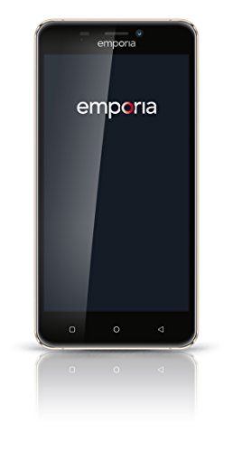 Emporia SMART.2 12,7 cm (5 Zoll) Smartphone (8MP Kamera, 16GB Speicher) Blueberry/Chrom von Emporia