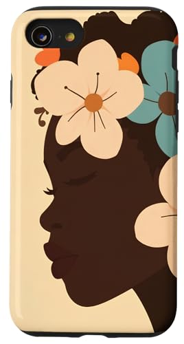 Hülle für iPhone SE (2020) / 7 / 8 Afrikanischer Feminismus und Diversity Design von Empowering Feminine Minimalist Art