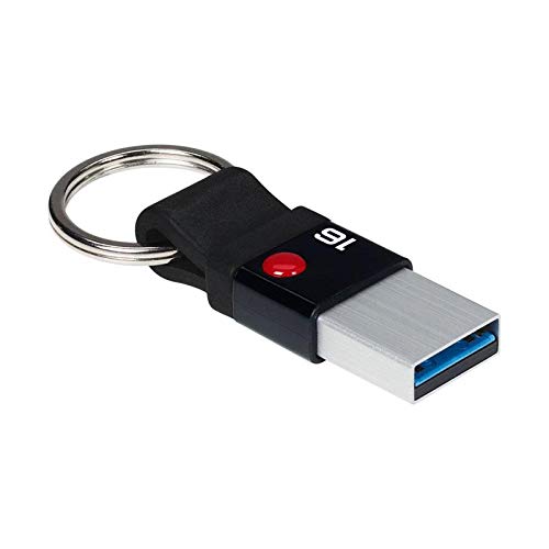 Emtec ECMMD16GT103 T100 Nano Ring 16GB Speicherstick USB 3.0 schwarz von Emtec