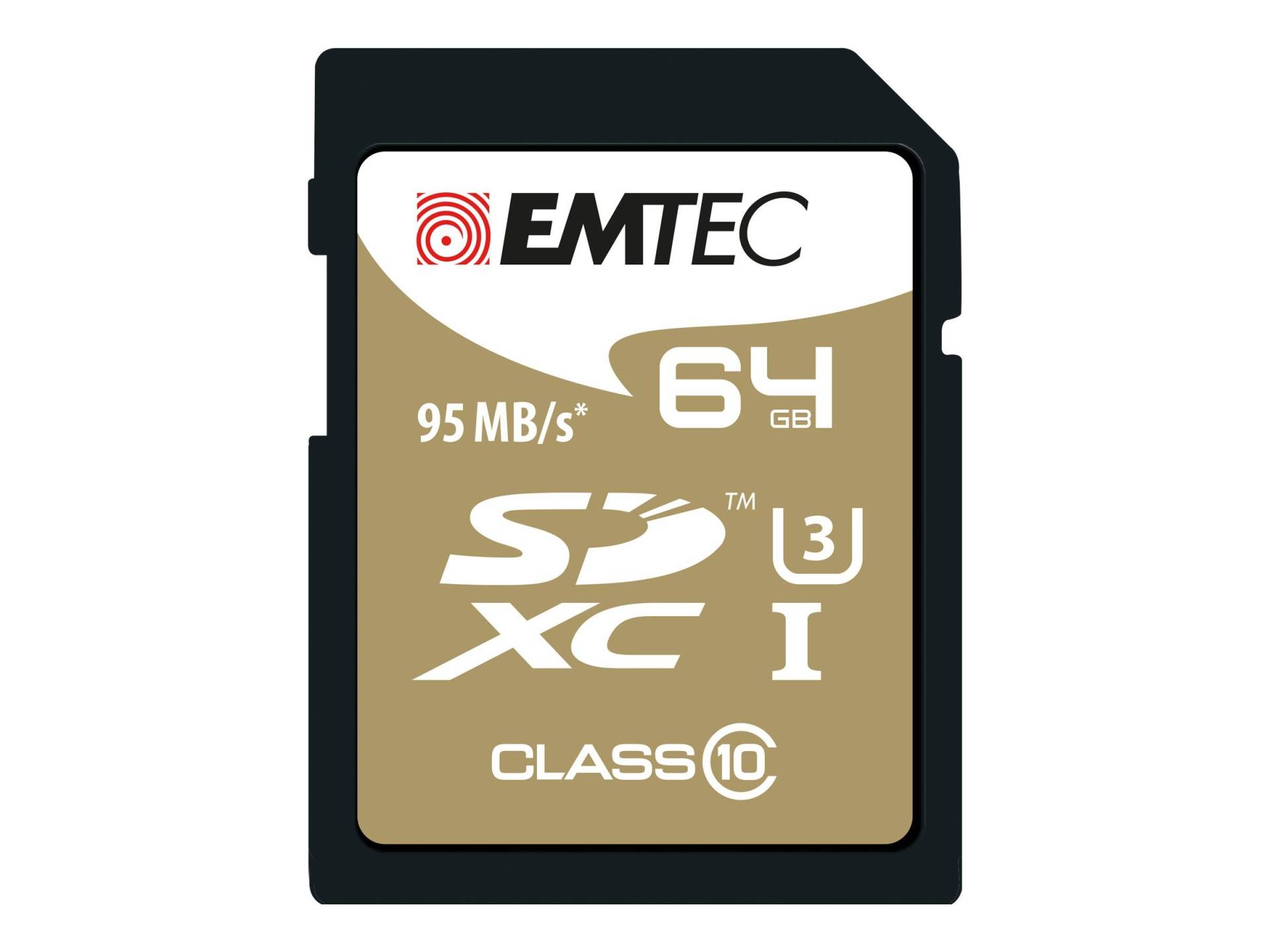 Emtec SD 64GB UHS-I U3 V30 SpeedIN Pro von Emtec