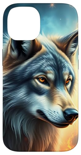 Hülle für iPhone 14 Mystischer Wolf, Fantasy-Kunst, Magischer Geist von Enchanted Wolf Fantasy & Mystical Art