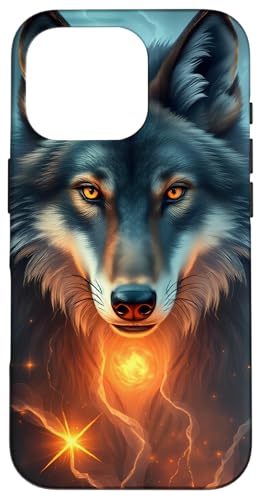 Hülle für iPhone 16 Pro Mystischer Wolf Fantasy Art von Enchanted Wolf Fantasy & Mystical Art