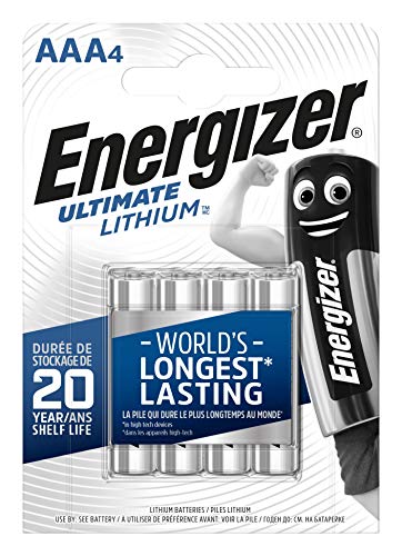 Energizer AAA Batterien, Ultimate Lithium Batterie, 4 Stück von Energizer