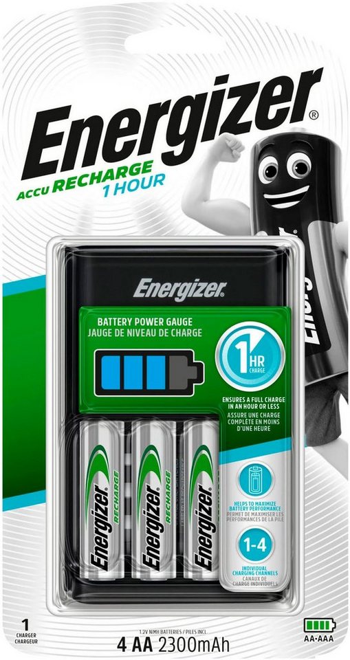 Energizer CH1HR3 1 Stunde Batterie-Ladegerät (2500 mA) von Energizer