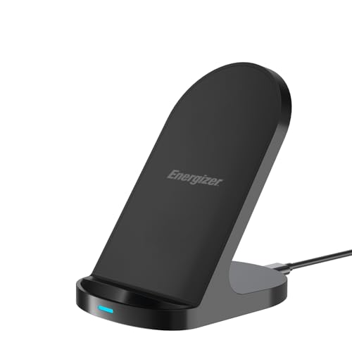 Energizer Kabelloses Ladegerät 15 W WCP108 | Ladegerät Netzteil Ladestation kabellos ultraschnelles Laden kompatibel mit jedem Gerät mit magnetischer Induktion Android iOS von Energizer