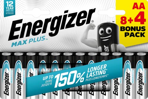 Energizer Max Plus Batterie AA x 8+4 – Energizer 423327 von Energizer