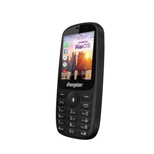 Energizer Mobile E241S – 4G – Tastatur auf Arabisch – Dual SIM (Micro SIM) – 3 Jahre Garantie – Schwarz von Energizer