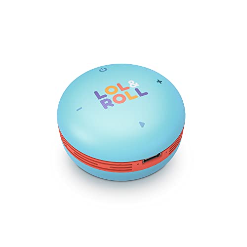 Energy Sistem LOL&Roll Pop Kids Speaker (tragbarer Lautsprecher, Bluetooth® 5.0, Music Share, Lautstärkeregler, 5 W) - Blau von Energy Sistem