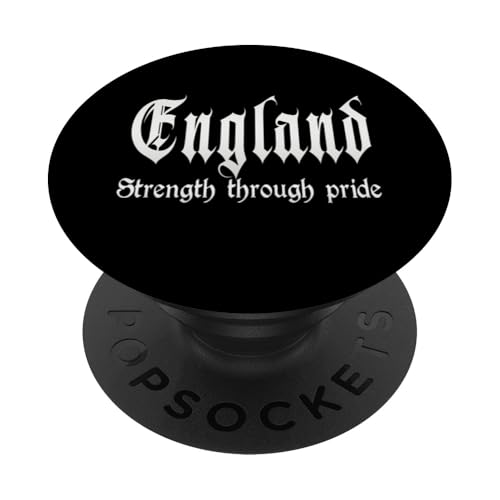 "Strength through pride" England, England PopSockets Klebender PopGrip von England Fans