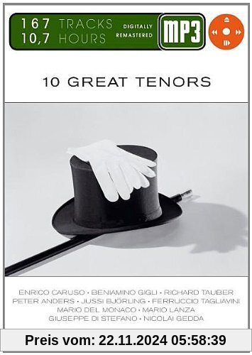 10 Great Tenors-Mp 3 von Enrico Caruso