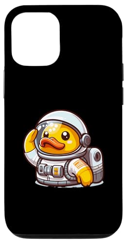 Hülle für iPhone 15 Astronaut Ente, Gelbe Gummiente & Quietscheente von Entengeschenke Für Entenliebhaber