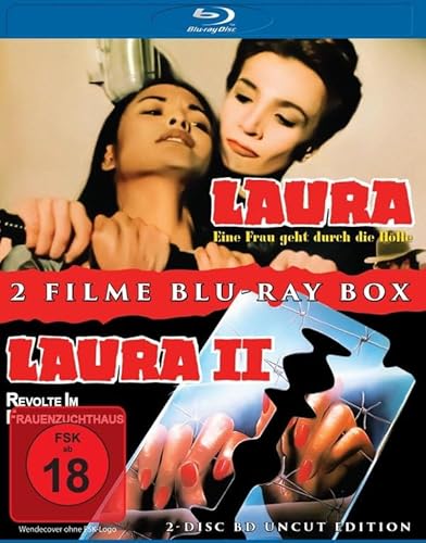 LAURA I - Eine Frau geht durch die Hölle + LAURA II - Revolte im Frauenzuchthaus - 2-Disc Frauengefängnis Uncut BD Box [Blu-ray] von Entertain Industry