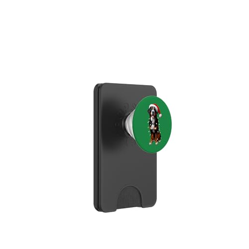 Entlebucher Sennenhund Weihnachtsmannmütze Weihnachtsbeleuchtung Besitzer PopSockets PopWallet für MagSafe von Entlebucher Mountain Dog Christmas Products