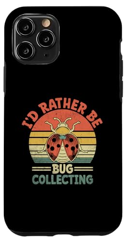 Hülle für iPhone 11 Pro Ich wäre lieber Käfer sammeln Entomologe Käfer Entomologie von Entomology Bug Lover Entomologist Gifts