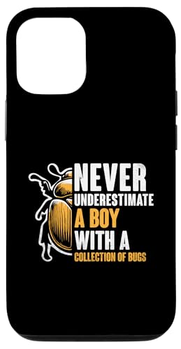 Hülle für iPhone 13 Unterschätzen Sie niemals einen Jungen mit einer Sammlung von Käfern von Entomology Bug Lover Entomologist Gifts