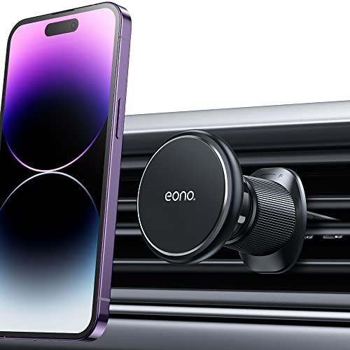 Eono Handyhalterung Auto Magnet, Universale 360° Magnetischer KFZ Handyhalter fürs Auto Lüftungsgitter, Kompatibel mit iPhone 12, iPhone 11, iPhone Xr, Samsung Galaxy S20, Huawei von Eono