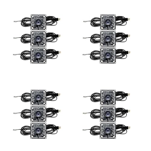 Eoslcusmvl 12 STK. 100-Grad-Kameramodul 1 MP OV9732 1280 X 720 USB Kostenloser Treiber Manueller, mit 2 Meter Kabel für WinXP/7/8/10 von Eoslcusmvl