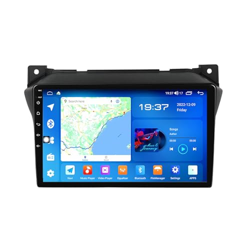 Android 11 Autoradio mit Navi für Suzuki Alto 2009-2017 9 Zoll Touch 2 Din Android Auto Bluetooth Radio mit Display Rückfahrkamera USB WiFi Mirror Link Canbus(A600S 4G+WiFi 8-Core 6G 128G) von Eouyt