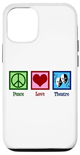 Hülle für iPhone 15 Niedlicher Peace Love Theater Schauspieler von Epic Love Designs