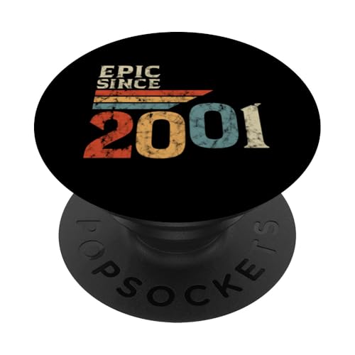 Epic since 2001 Original Vintage Birthday Est Ausgabe 2001 PopSockets Klebender PopGrip von Epic since Birthday Original Vintage Retro