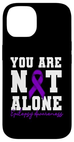 Hülle für iPhone 14 "You Are Not Alone Epilepsy Awareness Support Purple Ribbon von Epilepsy Awareness Month Support Design