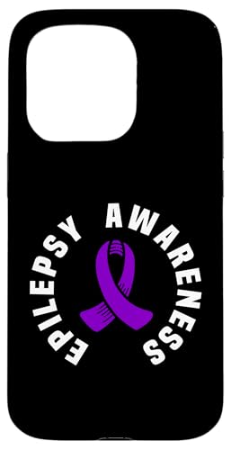 Hülle für iPhone 15 Pro Epilepsie-Bewusstseins-Taschenkleidung, violettes Band von Epilepsy Awareness Month Support Design