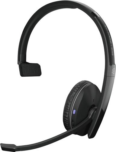 EPOS Telefon Over Ear Headset Bluetooth® Mono Schwarz Noise Cancelling Lautstärkeregelung, Mikrofo von Epos