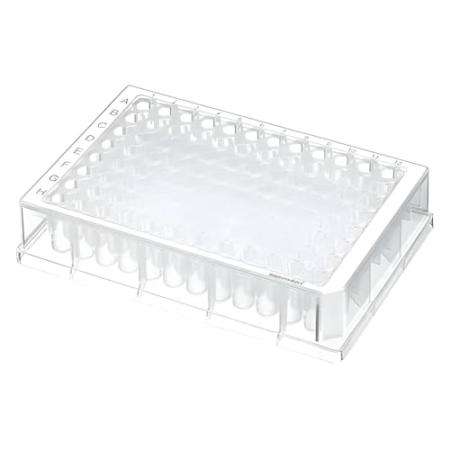 Eppendorf Deepwell DNA LoBind PCR-Reinigungsplatte, 96 Plätze, 500µL Kapazität, Klar Gut mit Weißem Rand, 40 Stück von Eppendorf