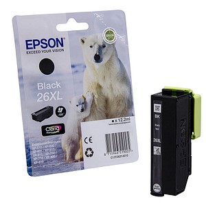 EPSON 26XL / T2621XL  schwarz Druckerpatrone von Epson