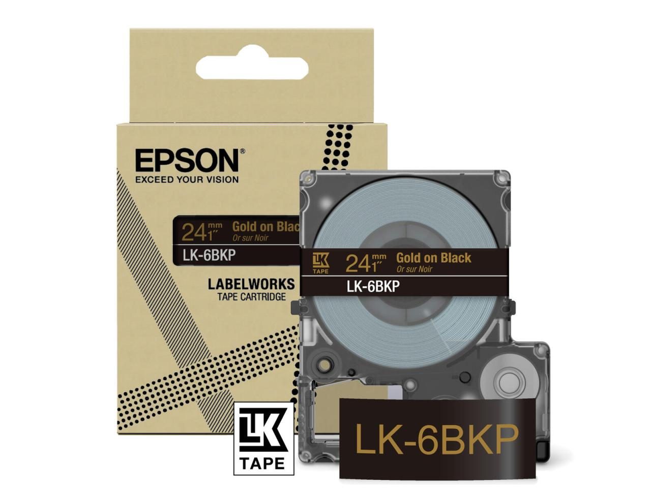 EPSON Band LK-6BKP 12 mm von Epson