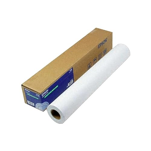EPSON S041853 Singleweight Mattes Papier, Inkjet-Papier, 120 g/m², 610 mm x 40 m, 1 Rolle mit 1 Stück EPSON S041853 Singleweight Mattes Papier, Inkjet-Papier, 120 g/m², 610 mm x 40 m, 1 Rolle mit 1 Stück von Epson
