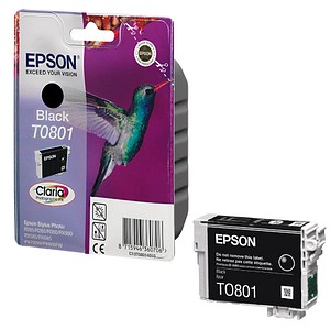 EPSON T0801  schwarz Druckerpatrone von Epson