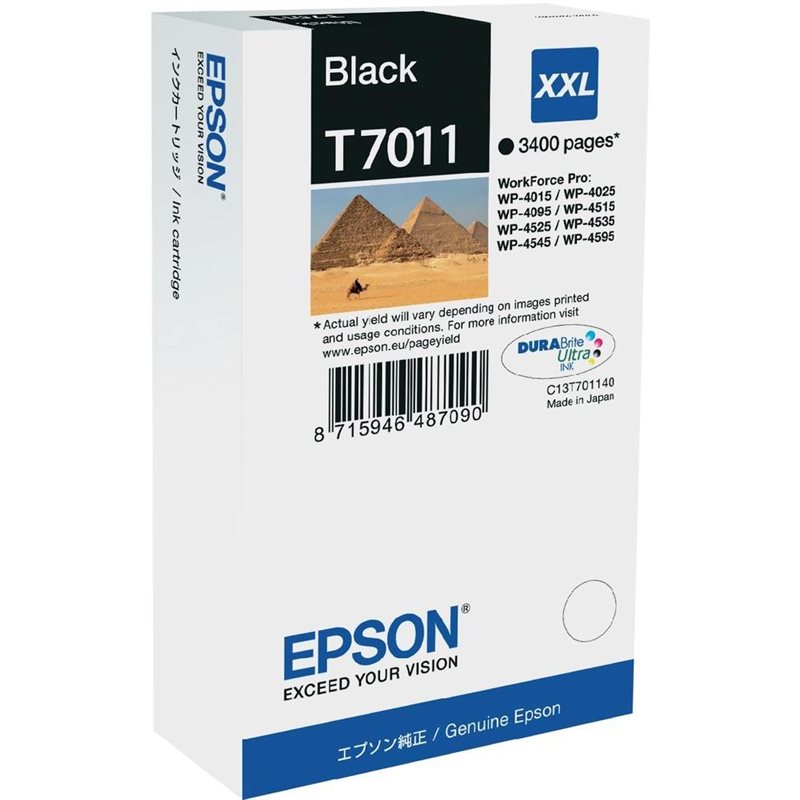 EPSON Tintenpatrone XXL Black 3.4k von Epson