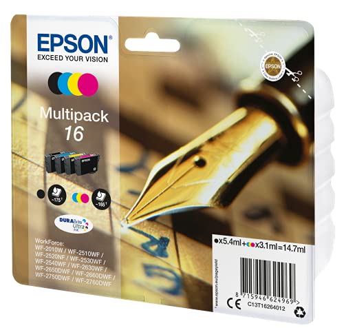 Epson 2666379 C13T16264022 Original Tintenpatronen Pack of 4 von Epson