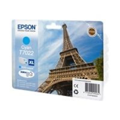 Epson C13T70224010 Druckerpatrone T7022 XL cyan mit hoher Kapazität von Epson